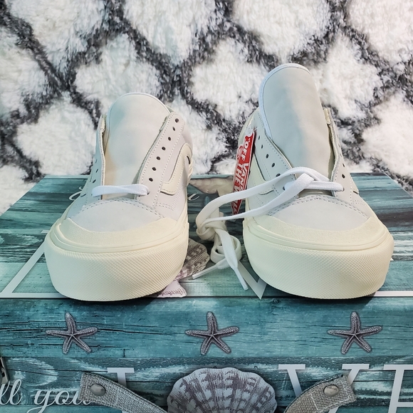 Vans unisex style 36 sf leather antique white - Picture 3 of 12